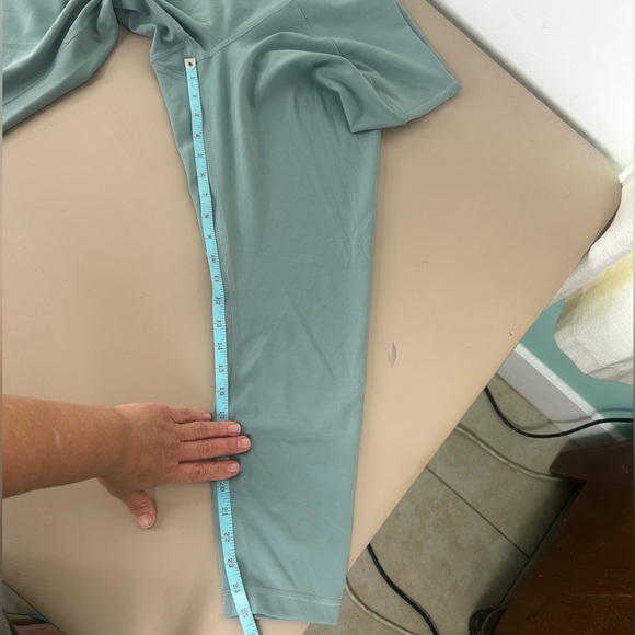 Lululemon Wunder Train High-Rise Tight 25" Light Green W5CQDS Size 14 - Picture 9 of 12